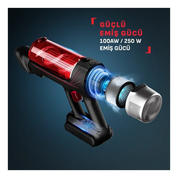 Tefal X-Force Flex 9.60 Animal Care Ty2098wo Şarjlı Dikey Süpürge - Görsel 7