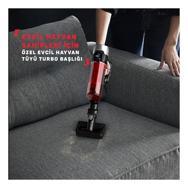 Tefal X-Force Flex 9.60 Animal Care Ty2098wo Şarjlı Dikey Süpürge - Görsel 9