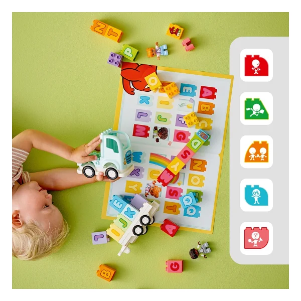 Lego 10421 Duplo Alfabe Kamyonu - Görsel 6