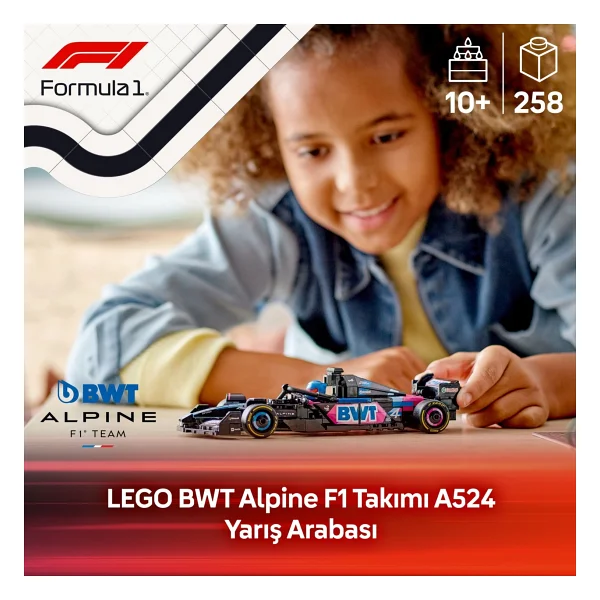 Lego 77248 Speed Champions Bwt Alpine F1 Team A524 Yarış Arabası - Görsel 5