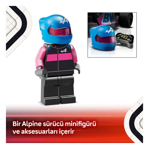 Lego 77248 Speed Champions Bwt Alpine F1 Team A524 Yarış Arabası - Görsel 7