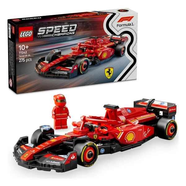 Lego 77242 Speed Champions Ferrari Sf-24 F1 Yarış Arabası - Görsel 5