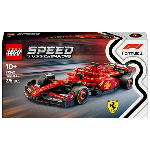 Lego 77242 Speed Champions Ferrari Sf-24 F1 Yarış Arabası - Görsel 3