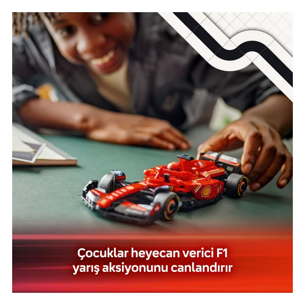 Lego 77242 Speed Champions Ferrari Sf-24 F1 Yarış Arabası - Görsel 6