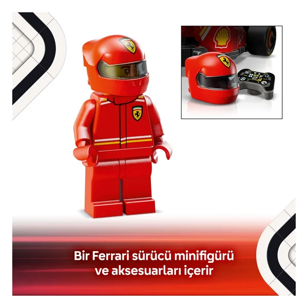 Lego 77242 Speed Champions Ferrari Sf-24 F1 Yarış Arabası - Görsel 7