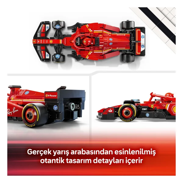 Lego 77242 Speed Champions Ferrari Sf-24 F1 Yarış Arabası - Görsel 8