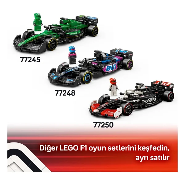 Lego 77242 Speed Champions Ferrari Sf-24 F1 Yarış Arabası - Görsel 10