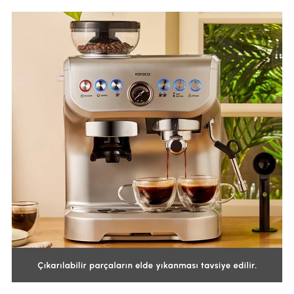 Karaca Coffee Art Barista Öğütücülü Espresso Makinesi - Görsel 8
