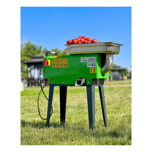 Yeşil Makine Elektrikli Salça Makinesi Sm-500 3hp - Görsel 5