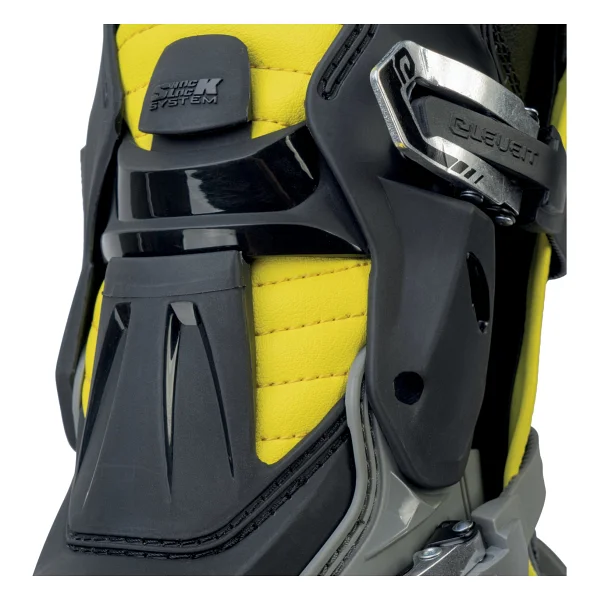 Eleveit X Legend Erkek Gri-Sarı Motosiklet Ayakkabısı - Görsel 4