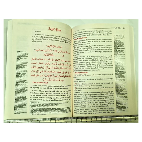 Risale-İ Nur Külliyatı- Yeni Tanzim- Özel Baskılı-Orta Boy Lügatçeli-İndexli Kağıt-Renkli- 14 Cilt - Görsel 6