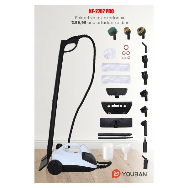 Youban Kf2707 Pro Buharlı Temizleyici - Görsel 10