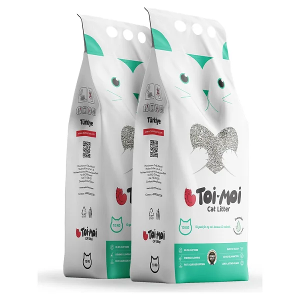Toi Moi Kokusuz 10 Lt 2'li Bentonit Kedi Kumu - Görsel 6