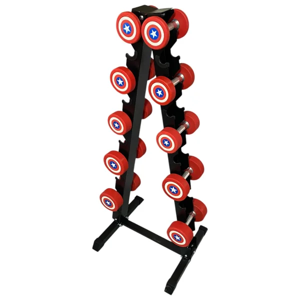 Dambıl Standı 10 Kademeli Set Dambıl Rack Stand Sehpas (Ağırlıksız) - Görsel 4