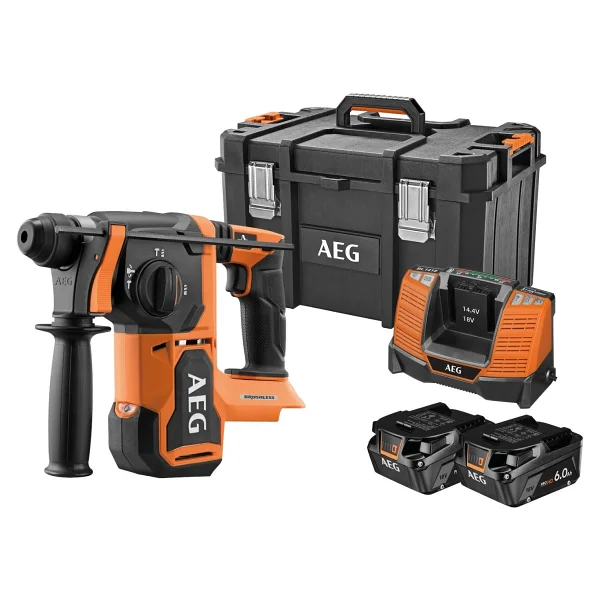 Aeg Bbh 18bl2-602mb Çift Akülü 6 Ah Kırıcı-Delici - Görsel 2