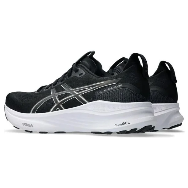 Asics Gel-Kayano 32 1011c052-002 Siyah-Beyaz Erkek Koşu Ayakkabısı - Görsel 4