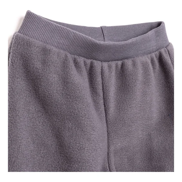 Hellobaby Erkek Bebek Basic Pantolon Polar Ribanalı Paça Koyu Gri 9 Ay - Görsel 3