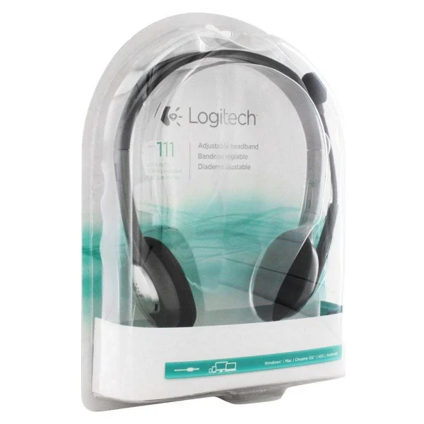 Logitech H111 981-000593 Kablolu Çağrı Merkezi Kulaklığı - Görsel 2