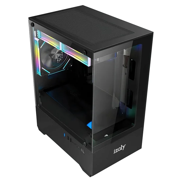 Izoly Venus 3 X 120mm Argb Fan 450w Psu M-Atx Gaming Case - Görsel 2