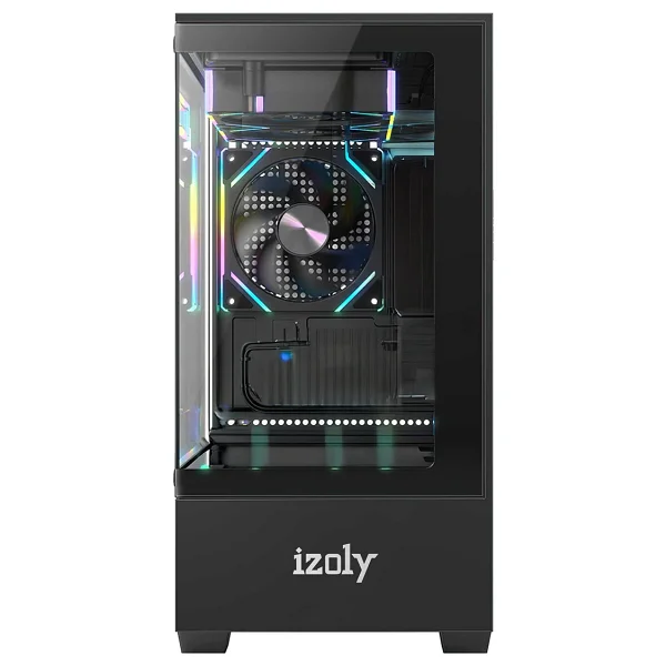 Izoly Venus 3 X 120mm Argb Fan 450w Psu M-Atx Gaming Case - Görsel 3