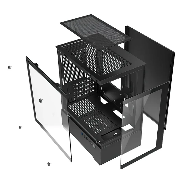 Izoly Venus 3 X 120mm Argb Fan 450w Psu M-Atx Gaming Case - Görsel 4