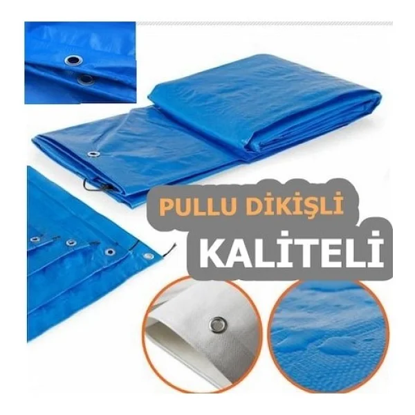 Nakpilsa Ebatlı Lamineli Su - Kar Geçirmez Pvc Branda - 4 Mt X 4 Mt - Görsel 4