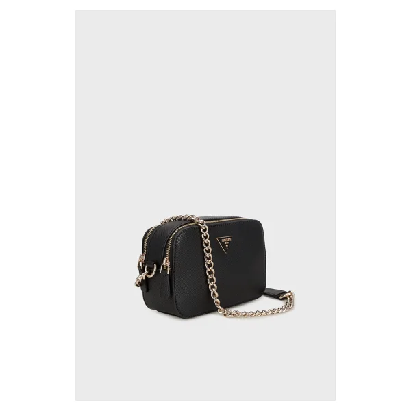 Guess Noelle Saffiano Hwzg9672140-Bla Siyah Kadın Çapraz Çanta - Görsel 3