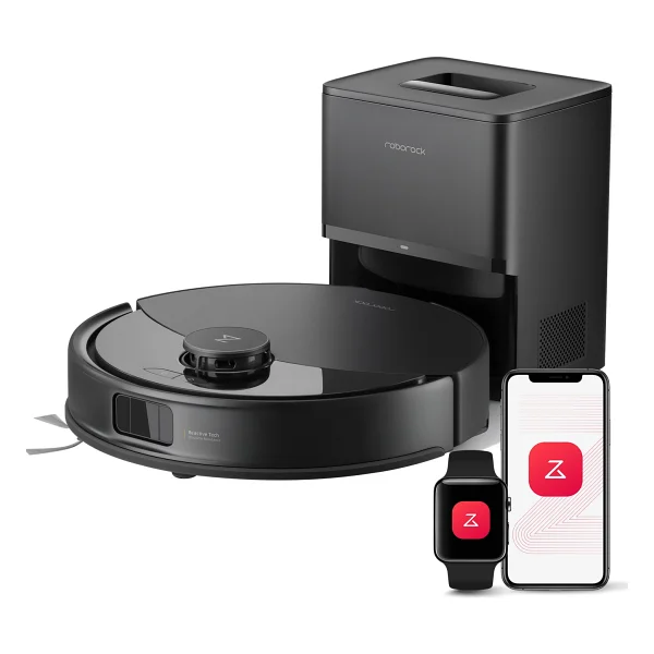 Roborock Q8 Max Pro Plus Siyah Çöp İstasyonlu Akıllı Robot Süpürge - Görsel 6