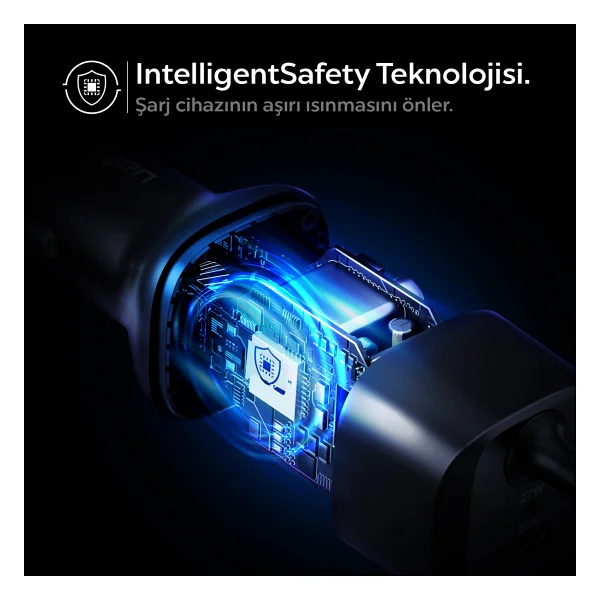 Spigen Acp04205 47 W Lightning Kablolu Hızlı Araç Şarj Aleti - Görsel 5