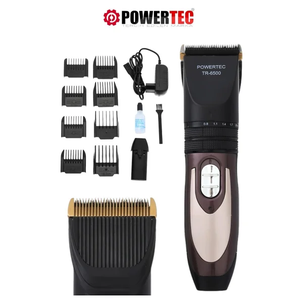 Powertec Tr-6500 Çift Bataryalı Saç Kesme Makinesi - Görsel 7