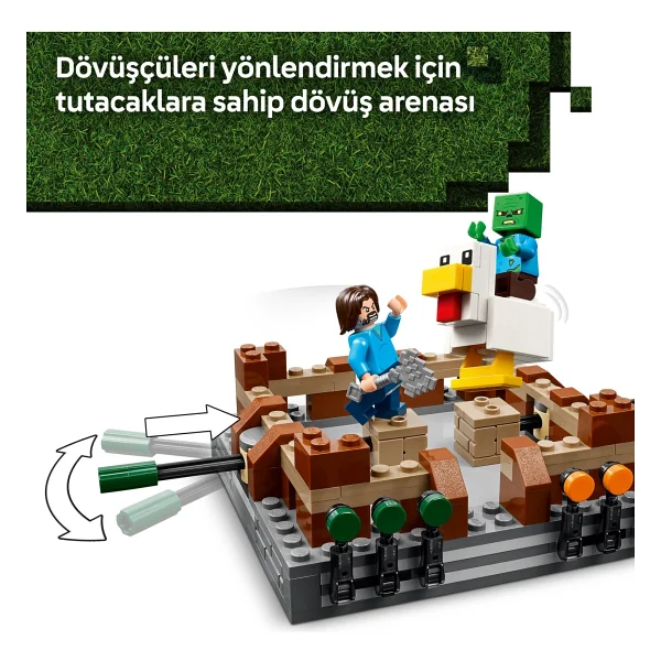Lego 21272 Minecraft Orman Malikanesi Dövüş Ringi - Görsel 6