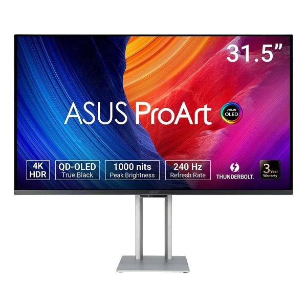Asus Proart Pa32ucdm 32" 0.1 Ms 4K Pivot 240 Hz OLED Monitör - Görsel 2