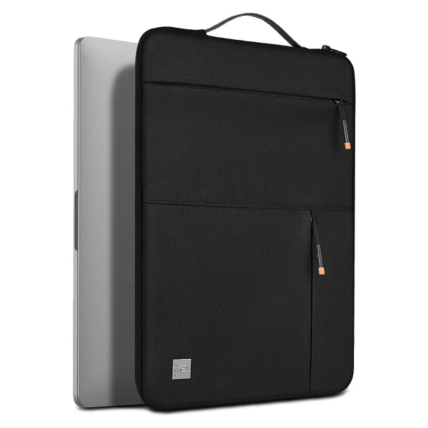 Wiwu Alpha Slim Sleeve 14 İnç Su Geçirmez Laptop Çantası - Siyah - Görsel 7