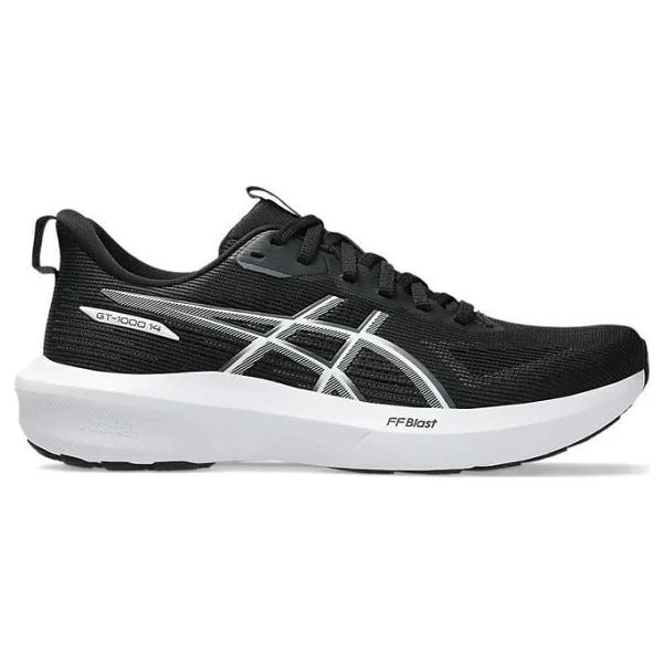 Asics Gt-1000 14 1012b859-002 Siyah-Beyaz Kadın Koşu Ayakkabısı - Görsel 8