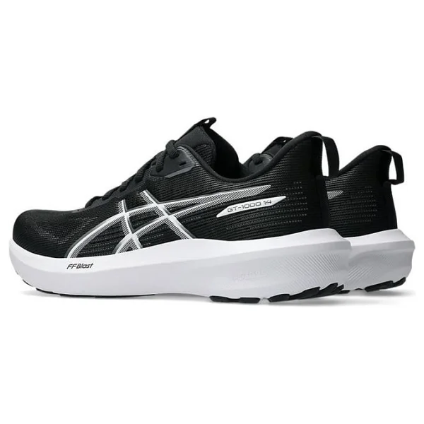 Asics Gt-1000 14 1012b859-002 Siyah-Beyaz Kadın Koşu Ayakkabısı - Görsel 5