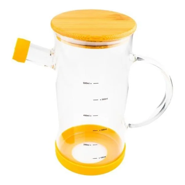 Bambum Gepetto Bambu Kapaklı 600 Ml Yağdanlık - Görsel 3