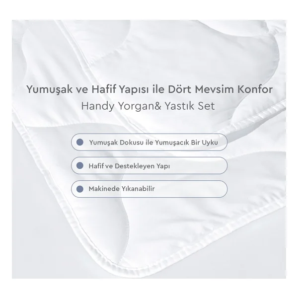 Yataş Handy Roll Pack Tek Kişilik Yastık Yorgan Seti - Görsel 4