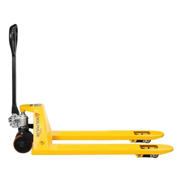 Yapar Transpalet Sarı Flex Pu Kırmızı Tekerlek 2.5 Ton - Görsel 3