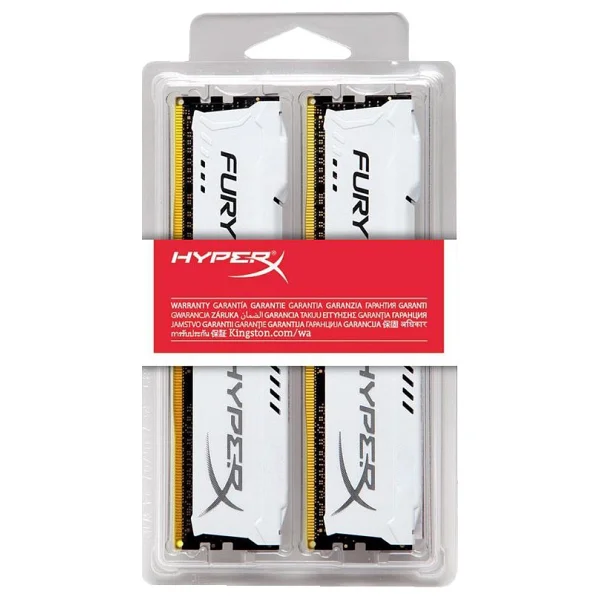 Kingston White DDR3 16gb 1600mhz Hx316c10fwk2/16 (2x8gb) Cl10 Masaüstü RAM Bellek - Görsel 3