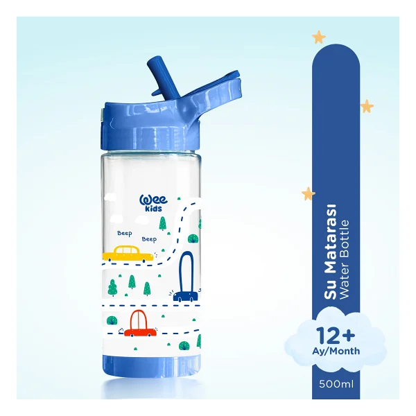 Wee Kids Pipetli Alıştırma Bardağı 500 Ml - Görsel 2