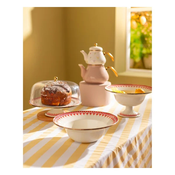 Madame Coco Lison 30 Cm Ayaklı Meyve Kasesi - Görsel 6