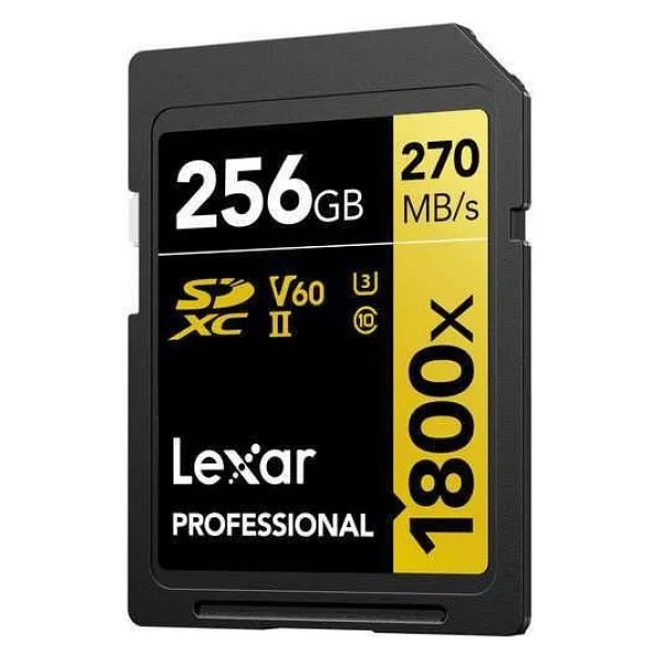 Lexar Gold Series 1800x Lsd1800256g Class 10 Uhs-Iı U3 V60 256 GB Hafıza Kartı - Görsel 10