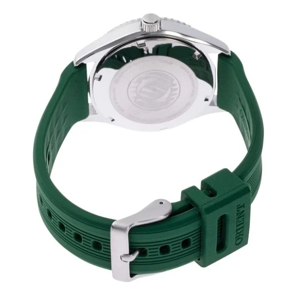 Orient Mako 40 Ra-Ac0q11e30b Silikon Kordon Yeşil Erkek Kol Saati - Görsel 4