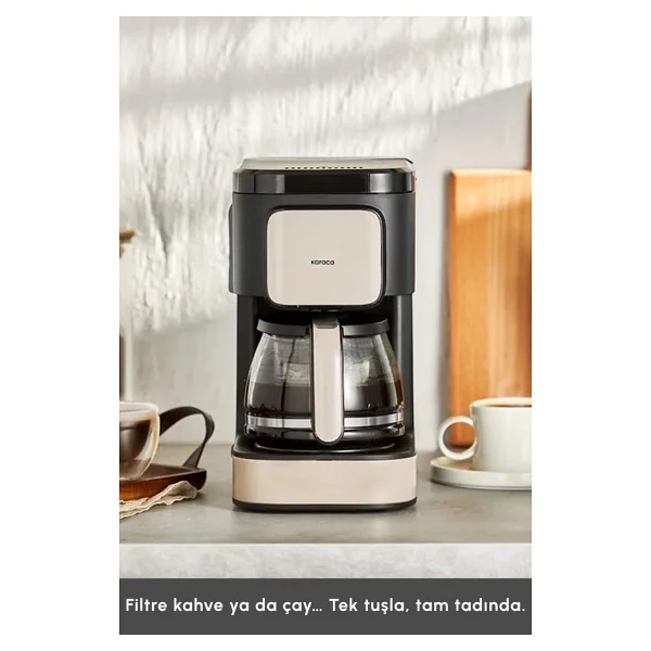 Karaca Just Coffee Aroma 2in1 Çay Ve Filtre Kahve Makinesi - Görsel 8