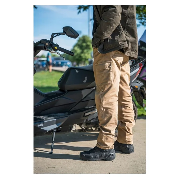 Tech90 Camel Cargo Korumalı Motosiklet Pantolonu - Görsel 3