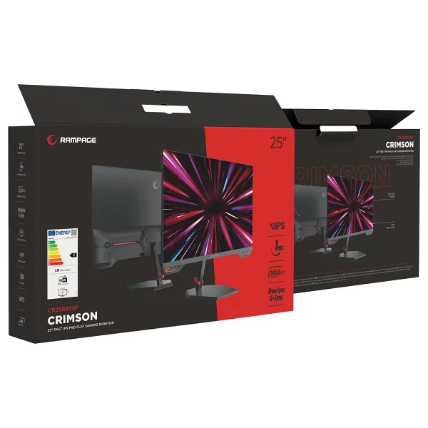 Rampage Crimson Cr25r300f 25" 1 Ms Full HD Ips 300 Hz Oyuncu Monitörü - Görsel 6