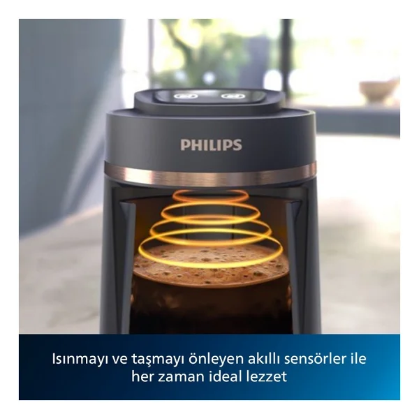 Philips Series 5000 Hda150/60 Bakır Türk Kahve Makinesi - Görsel 6