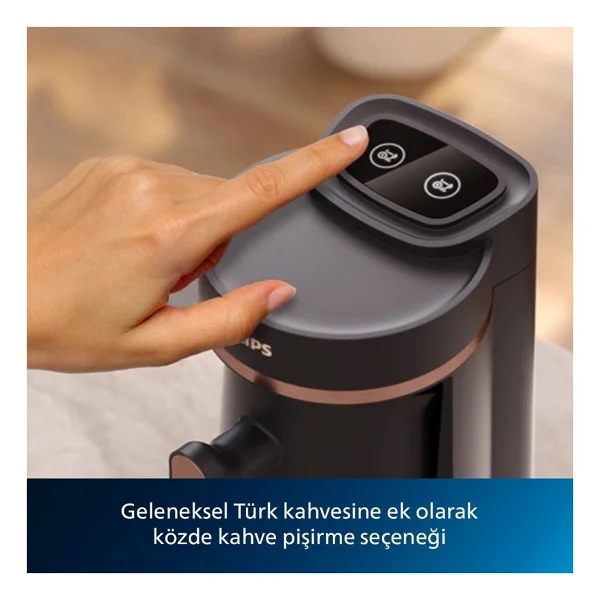 Philips Series 5000 Hda150/60 Bakır Türk Kahve Makinesi - Görsel 4