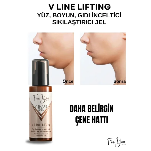 For You Gold Yüz, Boyun, Çene Ve Gıdı Için Incelmeye Yardımcı, Sıkılaştırıcı Ve Şekillendirici Slim Jel - Görsel 2