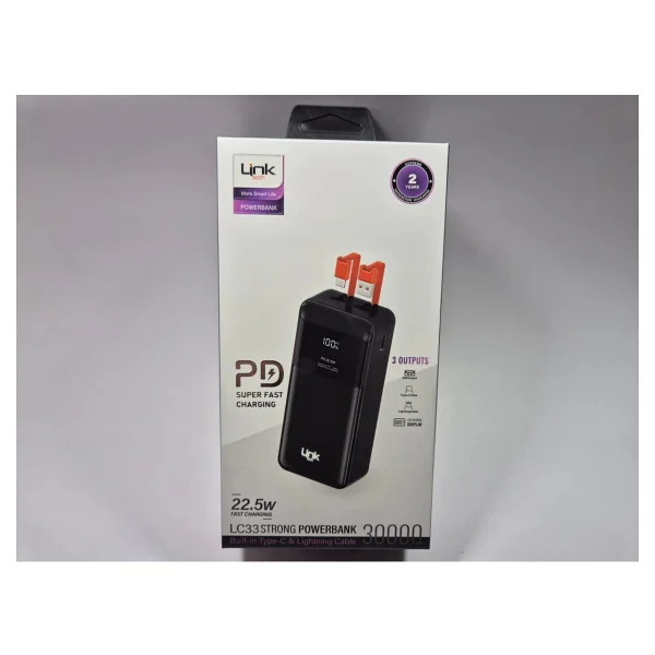 Linktech Lc33 Strong 30000 mAh Hızlı Şarj Powerbank - Görsel 6